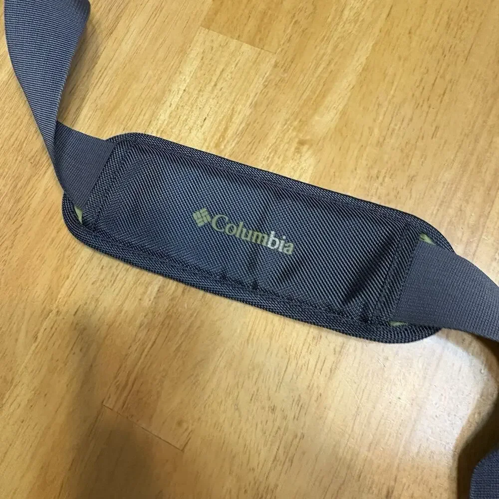 Columbia Messenger Diaper‎ Bag Timeless Travel w Thermal Bottle Chamber Gray F5
